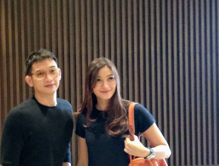 Rezky Aditya dan kekasih Putra ketiga dari pasangan Nia Ramadhani dan Ardie Bakrie yang digelar di Ballroom, Hotel Fairmont, Jakarta Pusat, Sabtu (12/5/2018).