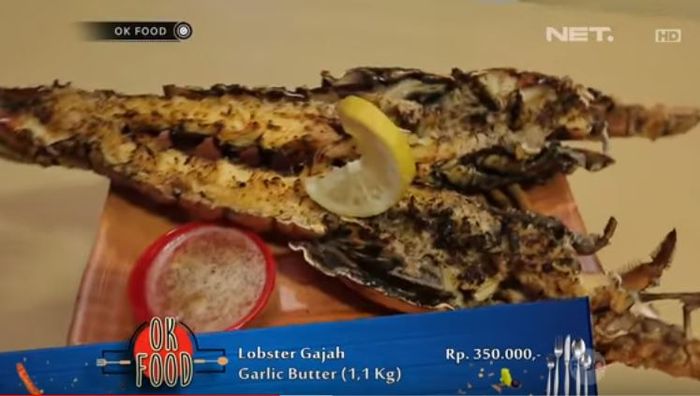 Menu lobster