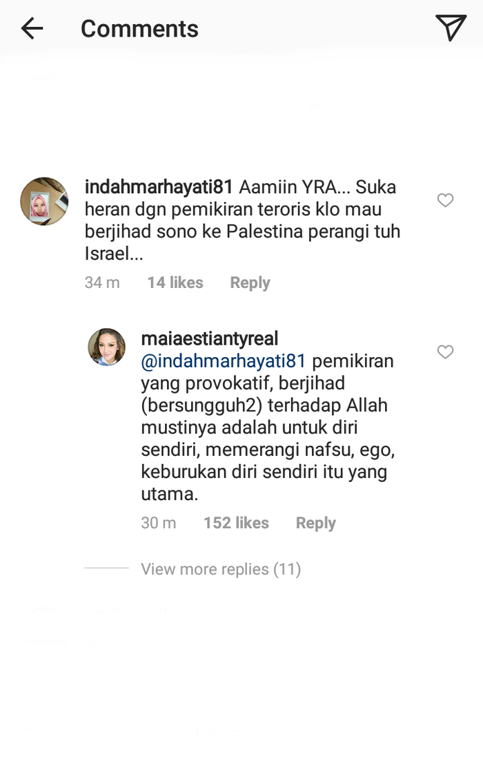 Makna berjihad menurut Maia Estianty