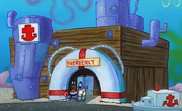 Kesalahan di Film Sponge Bob.