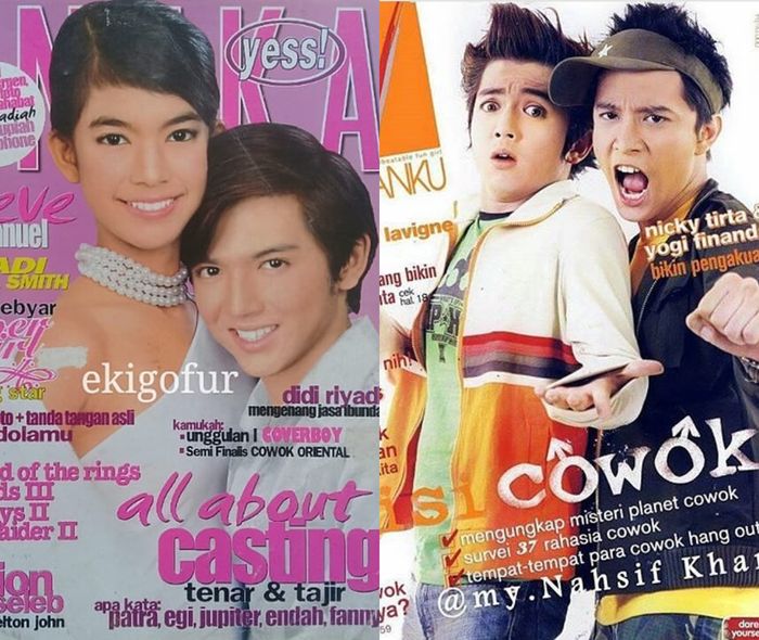 Nicky Tirta memulai karir sebagai model cover majalah