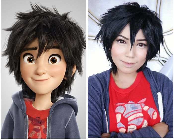 Promise Tamang meniru Hiro Baymax