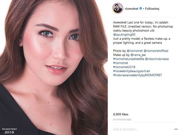 Foto Ayu Ting Ting tanpa diedit
