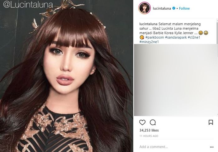 Lucinta Luna Mengaku Mirip Kylie Jenner