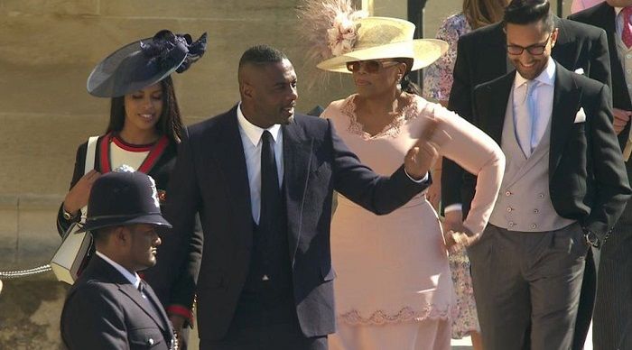 Idris Elba dan Oprah Winfrey datang berbarengan di Royal Wedding 2018