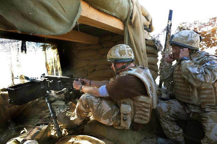 Harry ketika bertempur di Afghanistan