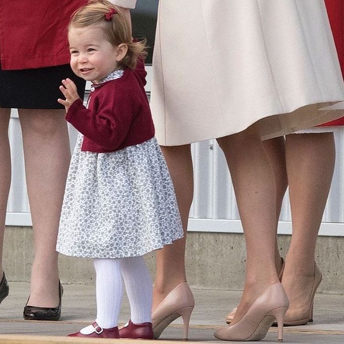 Putri Charlotte saat abru berusia satu tahun