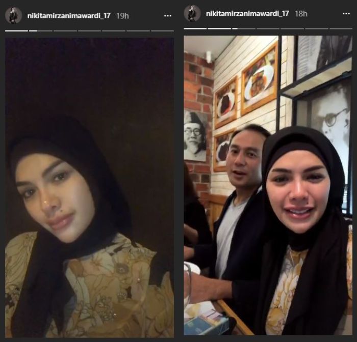 Penampilan Nikita Mirzani kala berhijab