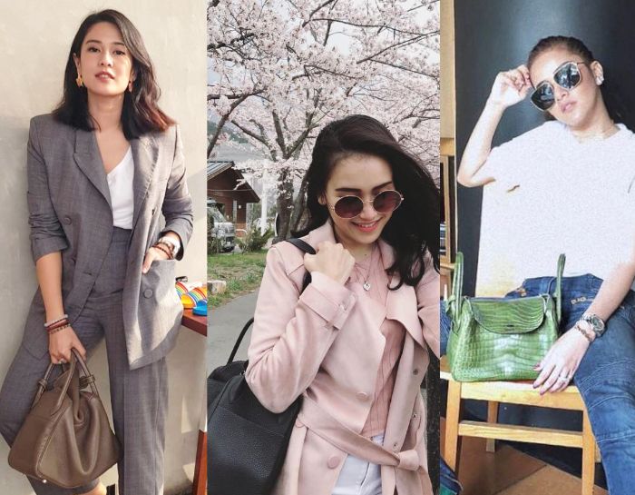 Deretan artis yang tampak membawa tas 'Lindy Bag'