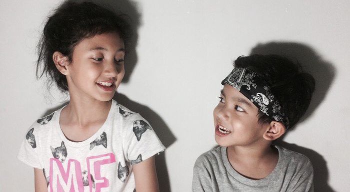 Cut Rashya Zebina dan sang adik