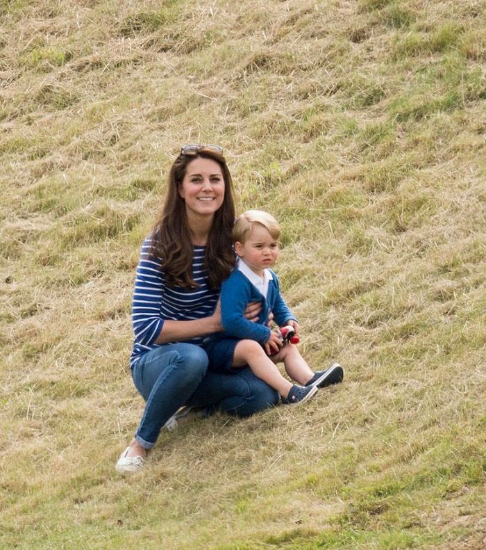 Kate Middleton bersama Pangeran George, 14 Juni 2015