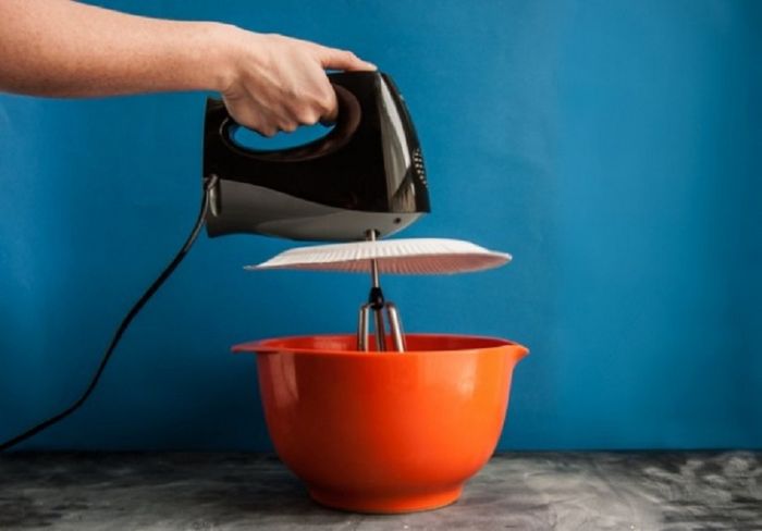 Menggunakan mixer