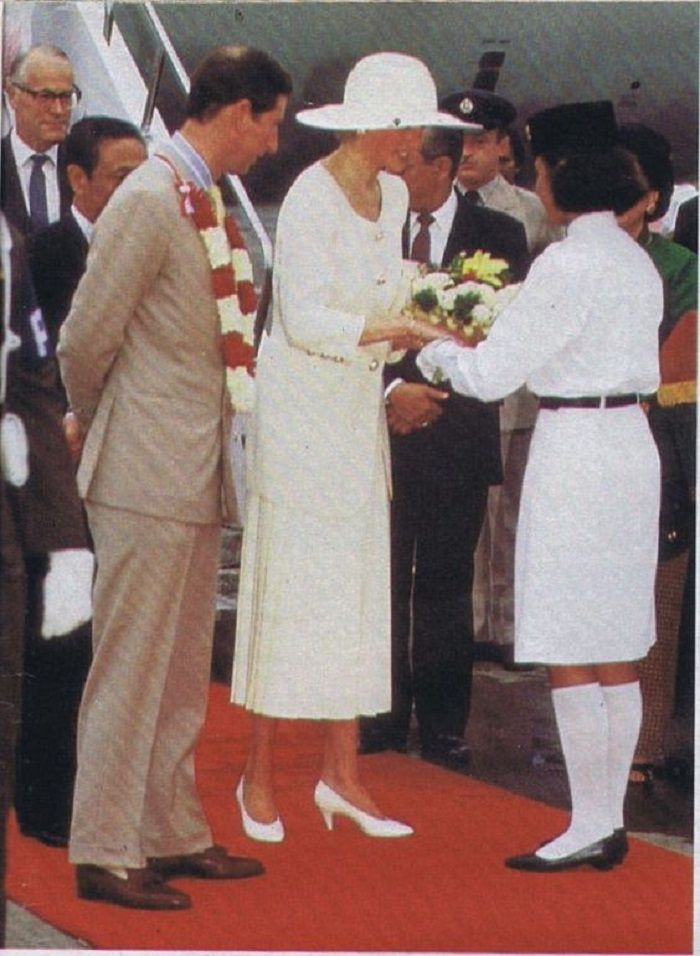 Lady Diana dalam kunjungannya ke Indonesia 1989`