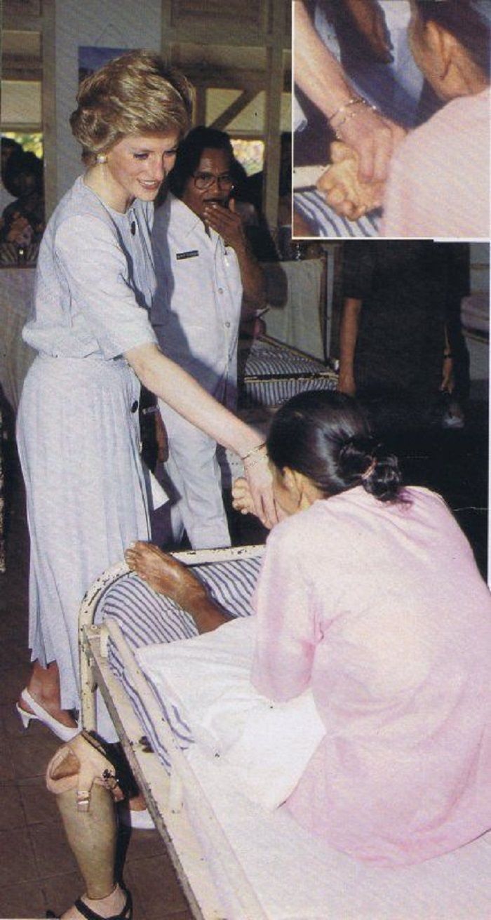 Lady Diana dalam kunjungannya ke Indonesia 1989`