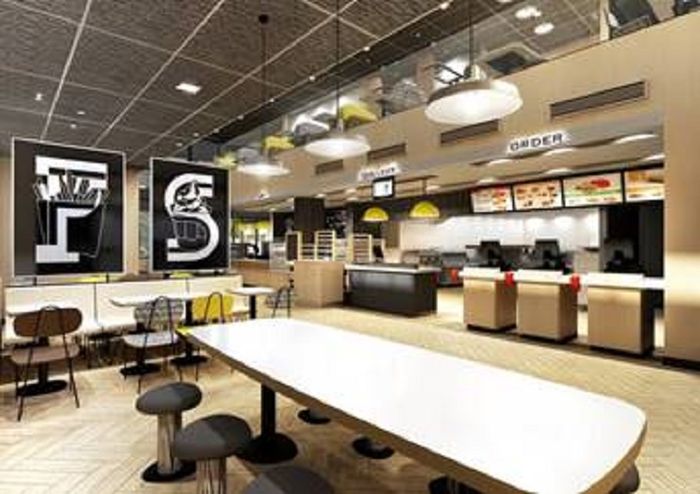 Satu ruangan di McD baru