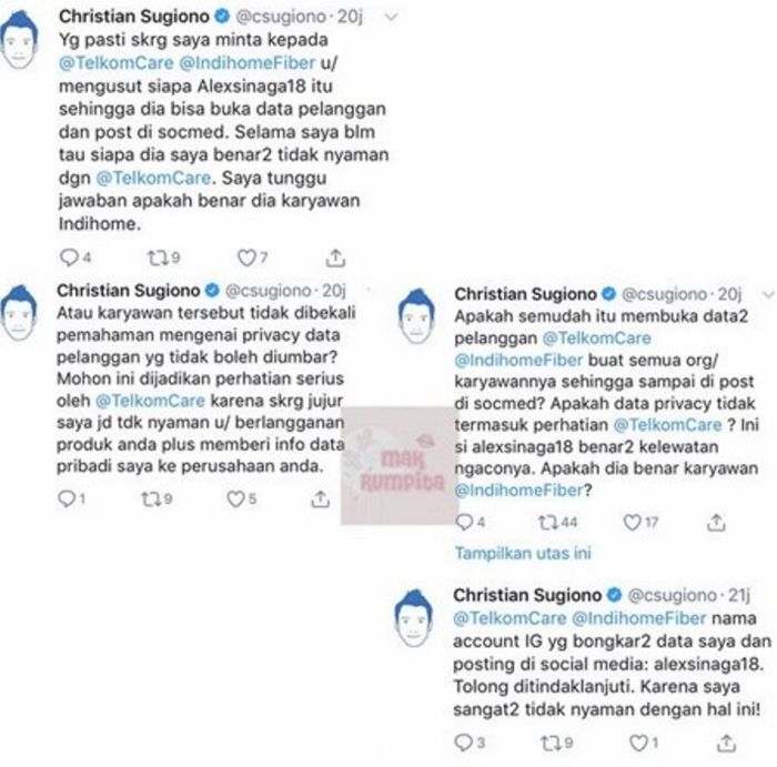 Cuitan Christian Sugiono