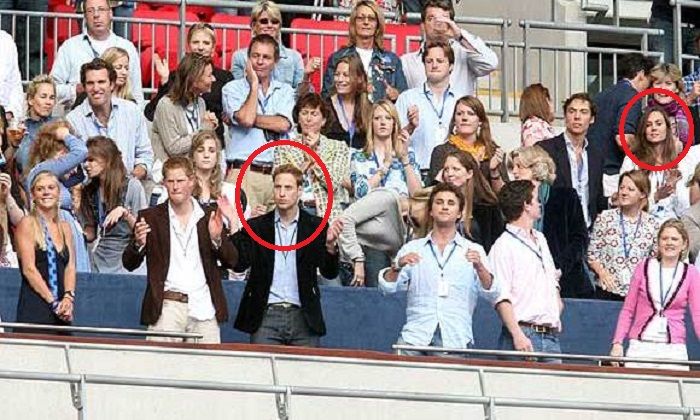 Kate dan Pangeran William duduk berjauhan