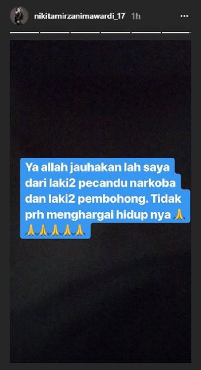 Nikita Mirzani Minta Dijauhkan Dari Pecandu Narkoba