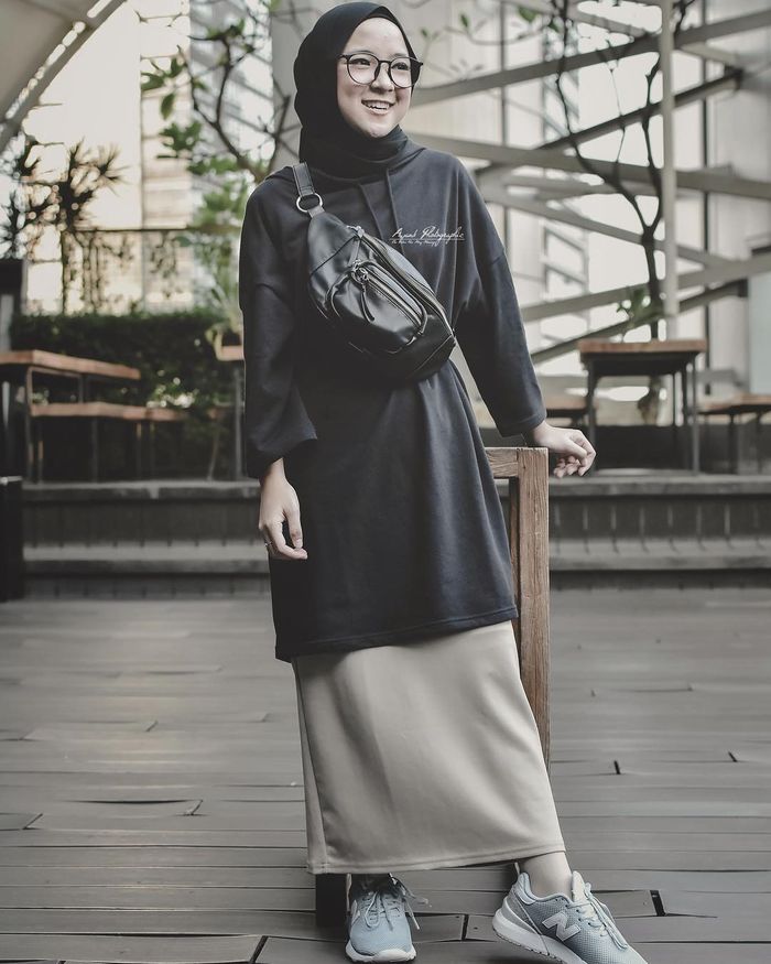 Meskip berhijab, penampilan <a href='https://manado.tribunnews.com/tag/nissa-sabyan' title='Nissa Sabyan'>Nissa Sabyan</a> tetap modis