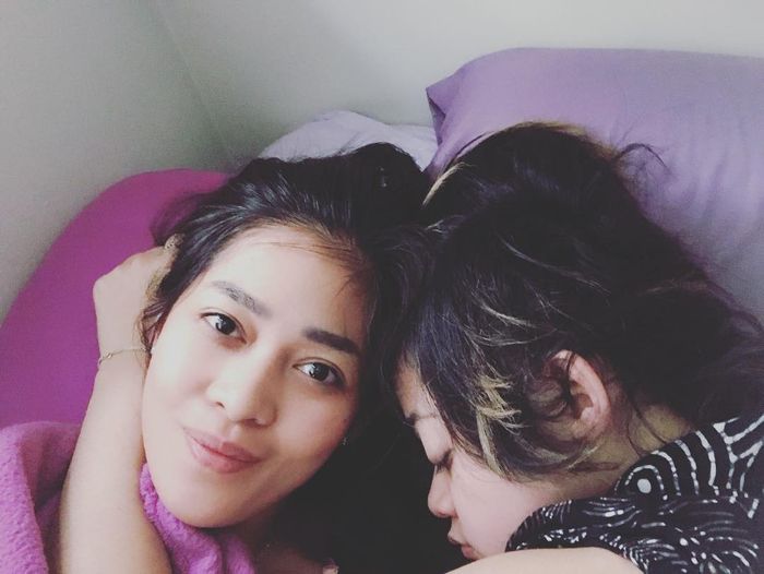 Momen langka Gracia Indri dan Gisela Cindy