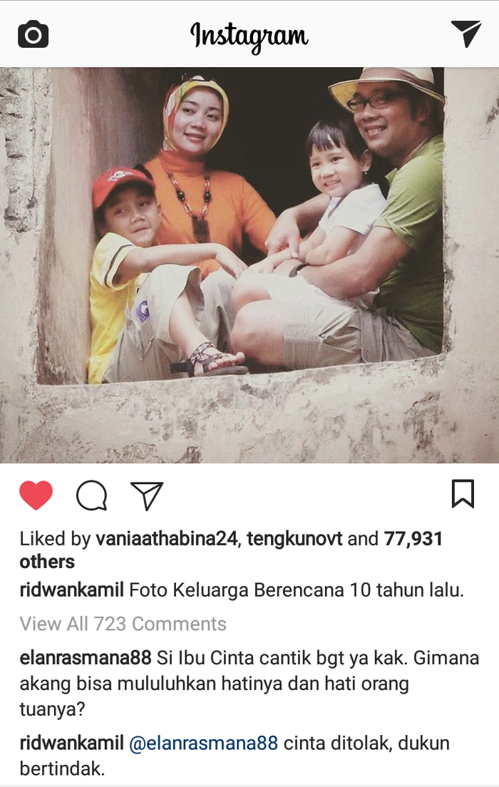Jawaban unik dari Ridwan Kamil