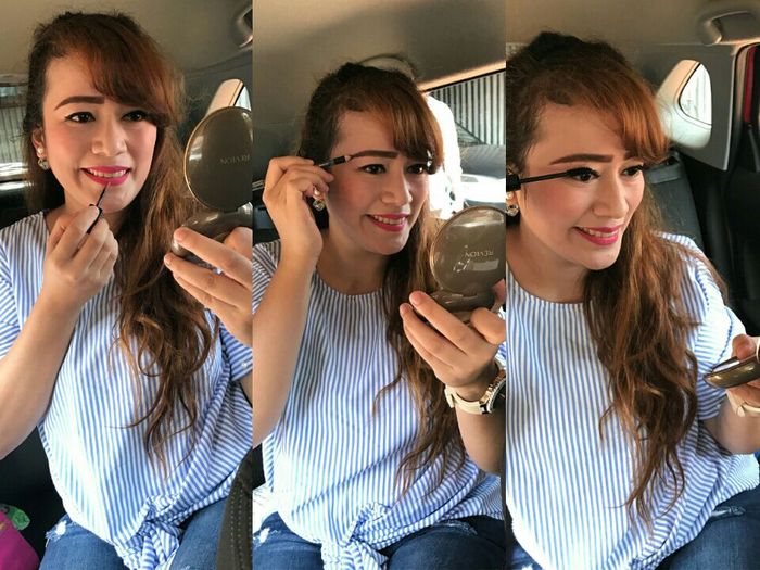 Tampil Cantik Meski Mau Mudik di Acara Suzuki Nguber Bukber