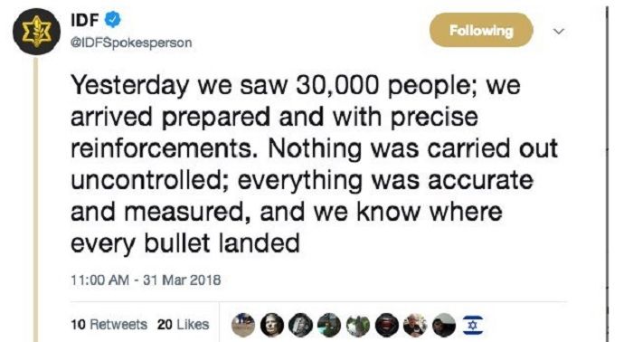 twitter IDFSpokesperson