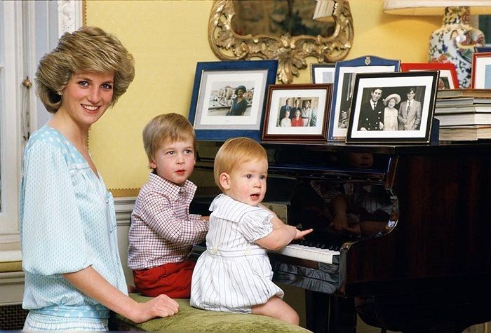 Putri Diana, Pangeran William dan Pangeran Harry