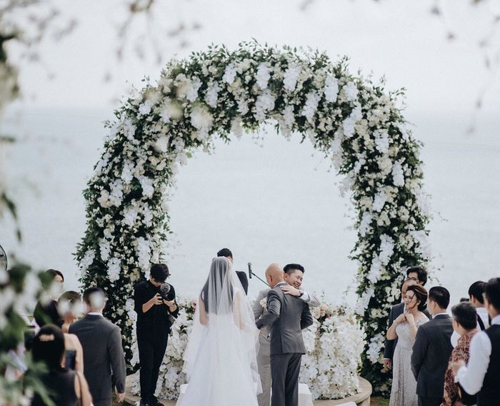 Kethrin menjelang pemberkatan nikah