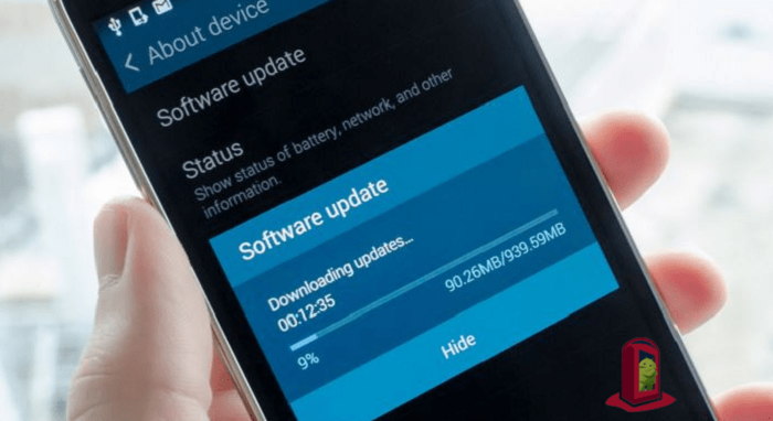 Smartphone memerlukan update
