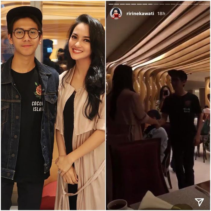 Pertemuan Ririn dan Iqbaal | Instagram @ririnekawati