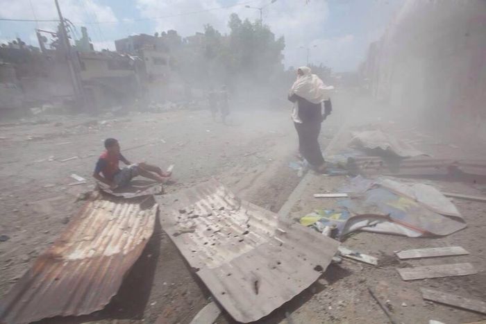 Foto yang menunjukkan Palestina adalah bangsa yang kuat
