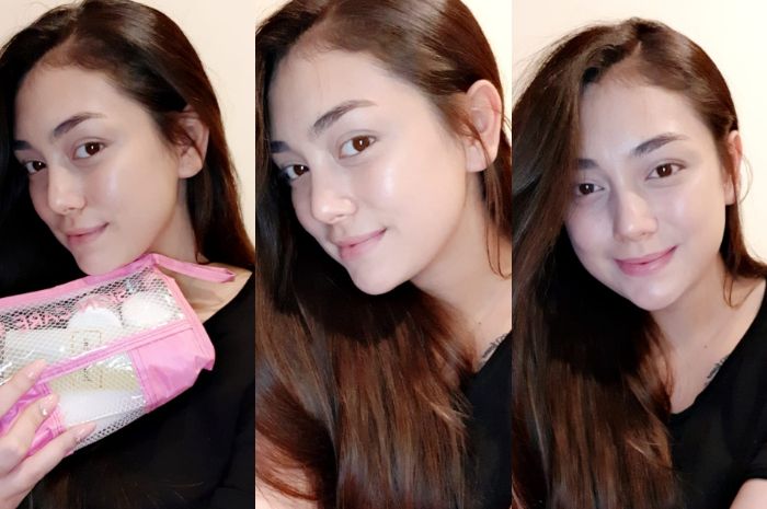 Penampilan natural Celine Evangelista
