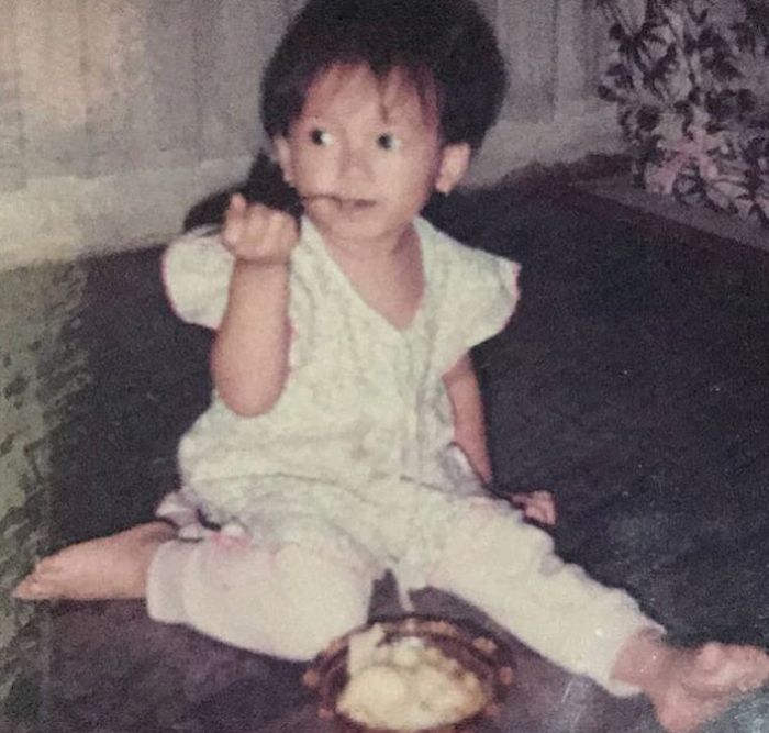 Potret masa kecil Ayu Ting Ting