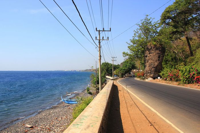 Pemandangan pantai di Situbondo