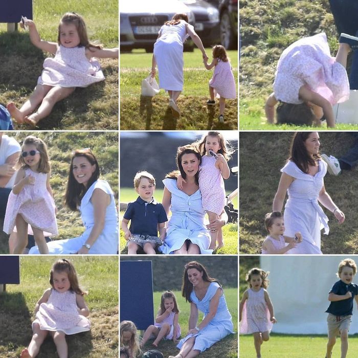 Kate,George dan Charlotte menghabiskan waktu bersama