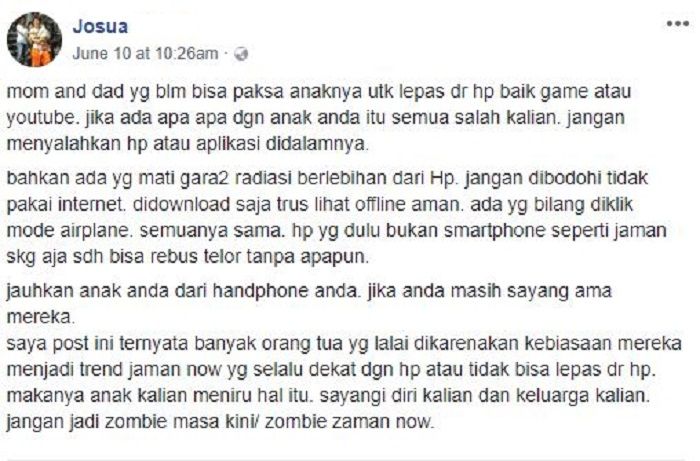 Orang tua perlu waspada pada gadget anak