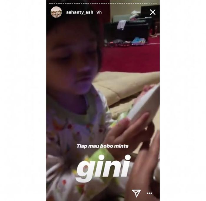 Arsy lakukan ini sebelum tidur