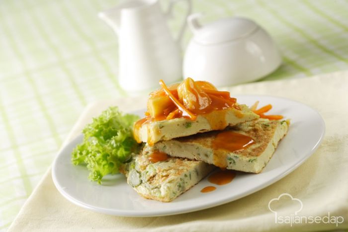 Telur Dadar Asam Manis