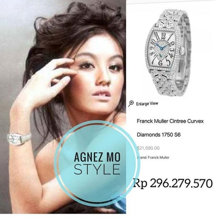 Koleksi jam tangan Agnez Mo