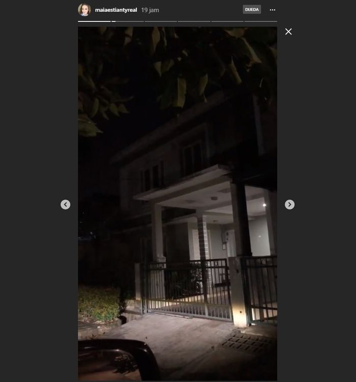 Instastory Maia Estianty