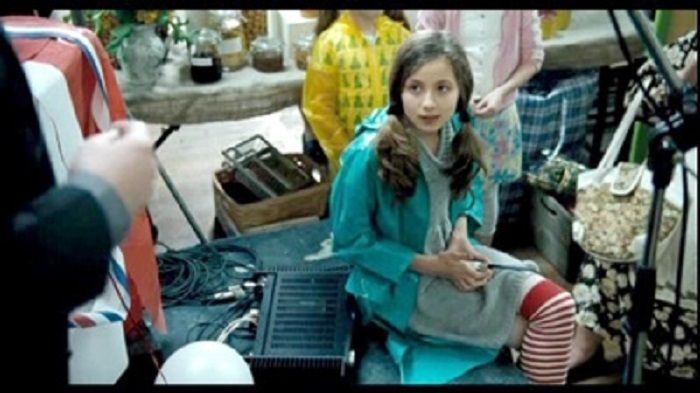 Lilly Sastry Atkinson saat mengambil bagian film ayahnya.