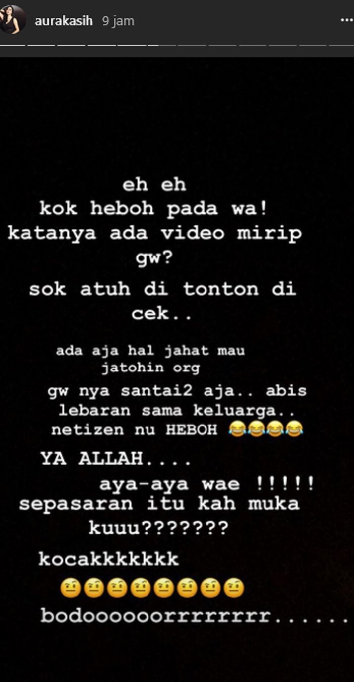 Heboh Namanya Dikaitkan dengan Video Porno, Aura Kasih Tak Tinggal Diam -  Halaman all - Posbelitung.co