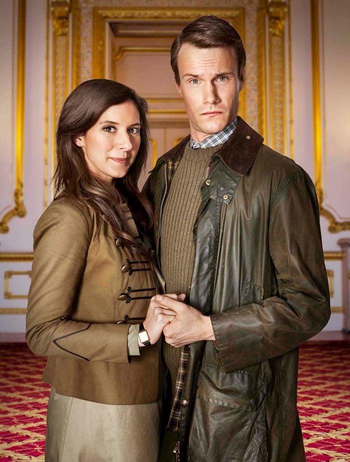 Louise Ford saat berperan sebagai Kate Middleton.