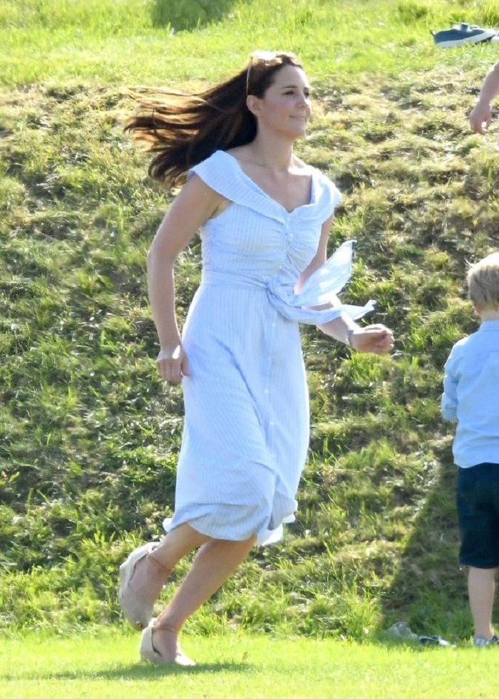 Kate Middleton saat menghadiri acara Maserati Royal Charity Polo Trophy