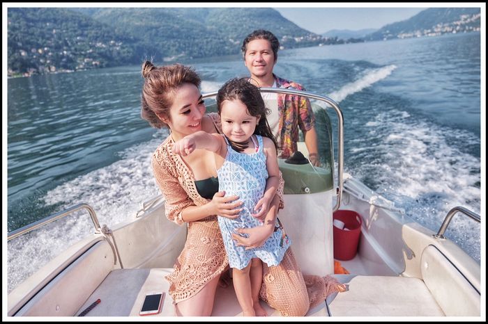 Gisella berlibur ke Italia