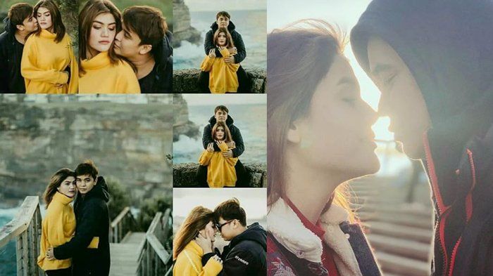 Potret mesra Billy dan Hilda saat liburan