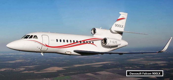 Wayne Rooney: Dassault Falcon 900LX ($ 20 juta/Rp283 M)