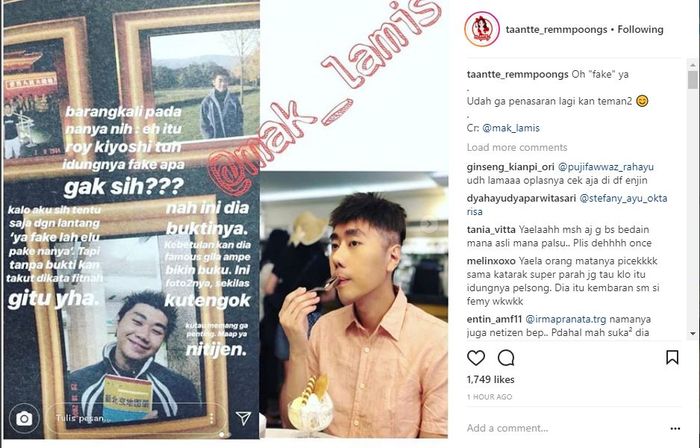 Beredar foto masa lalu Roy Kiyoshi.