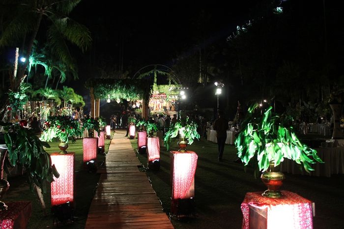 Lokasi resepsi pernikahan Rizal dan Monic di Hotel Lor In Solo